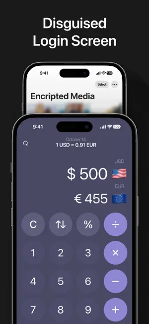 Converter: Hidden Photo Vault screenshot 2