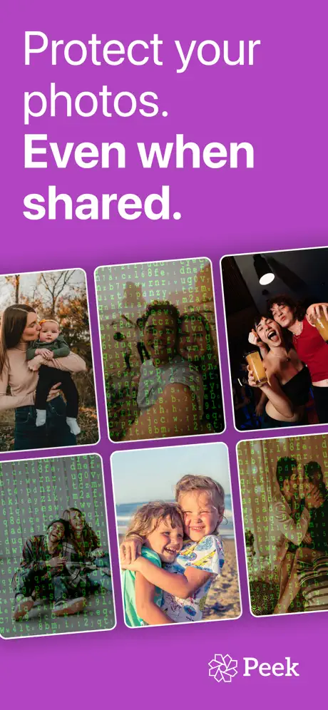 Peek: Private Photo Sharing 私密照片管家应用截图