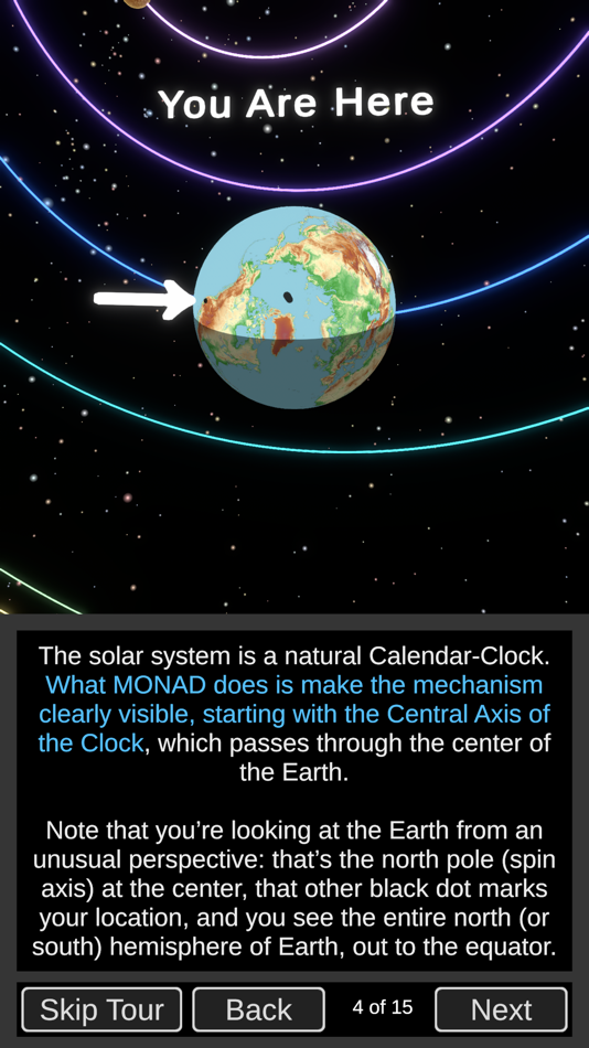 #2. Monad Calendar Clock (iOS) By: Earth at the Center LLC