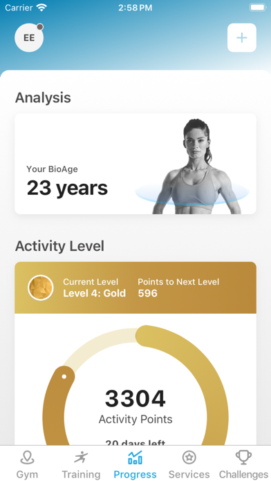 Moveo Fitness Screenshot