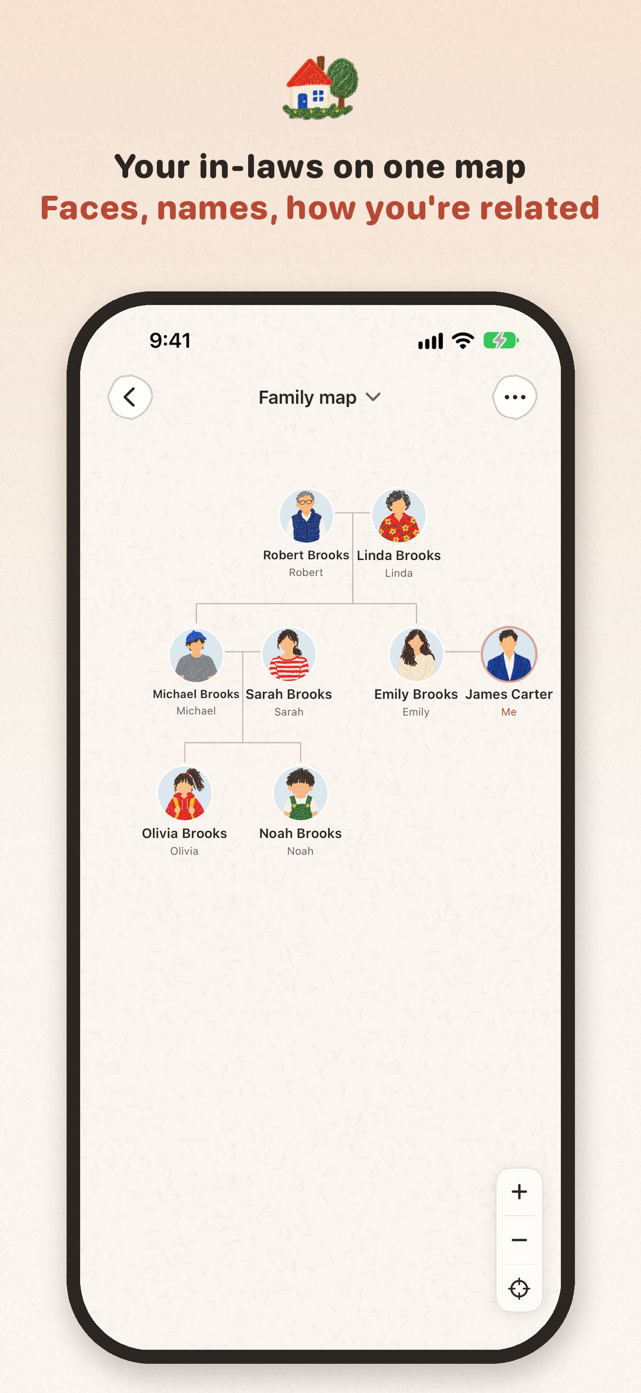 Screenshot 1 of Kinwise: Remember Your In-Laws