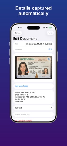 DocuWallet: ID & Card Scanner Screenshot 2 of 6
