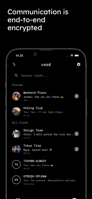 Cord - Private Messaging Screenshot 2 of 4