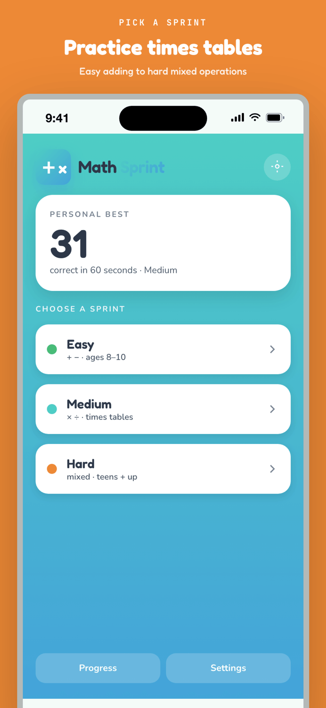 Math Sprint: Brain Math Game screenshot 4