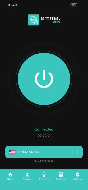 EmmaVPN screenshot 1