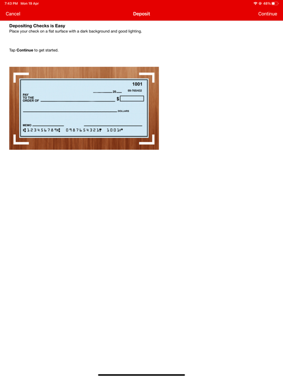 First Commercial Bank, N.A. iPad screenshot 4 - Finance app
