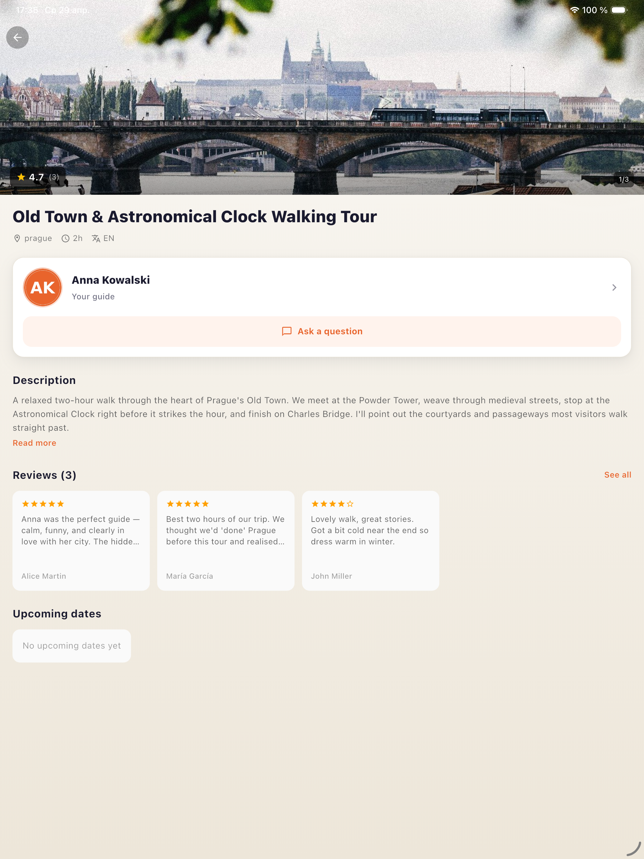 Tamigo: Local Tours