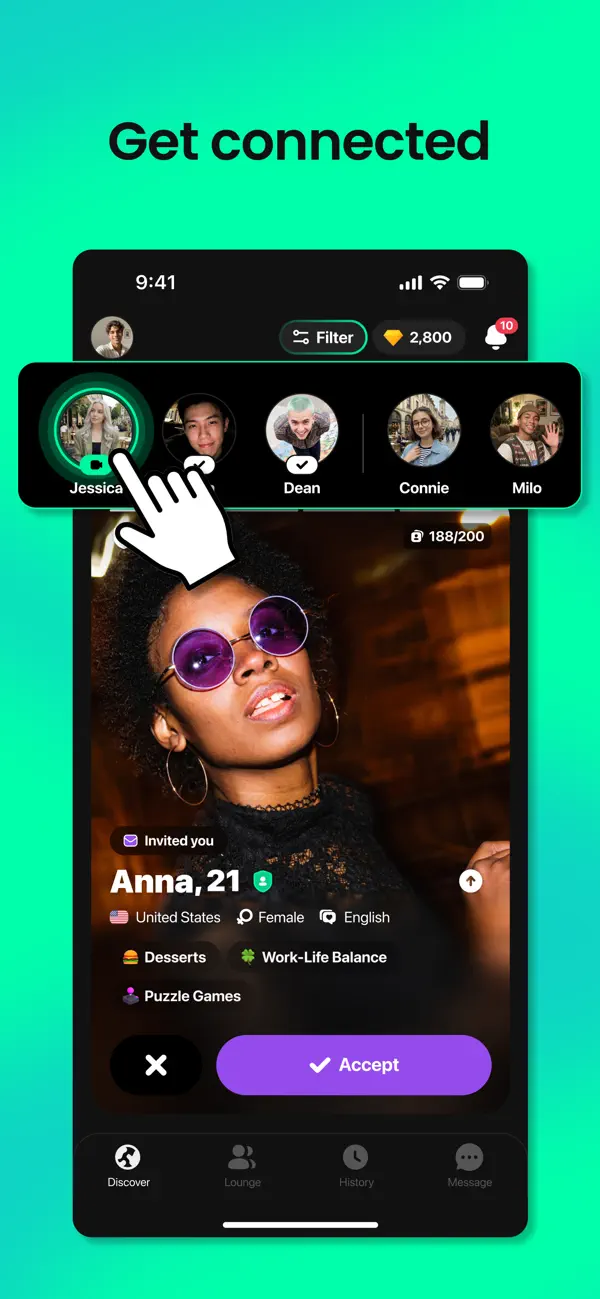 #3. Azar: Chat, Meet Friends (iOS) Podle: Hyperconnect LLC