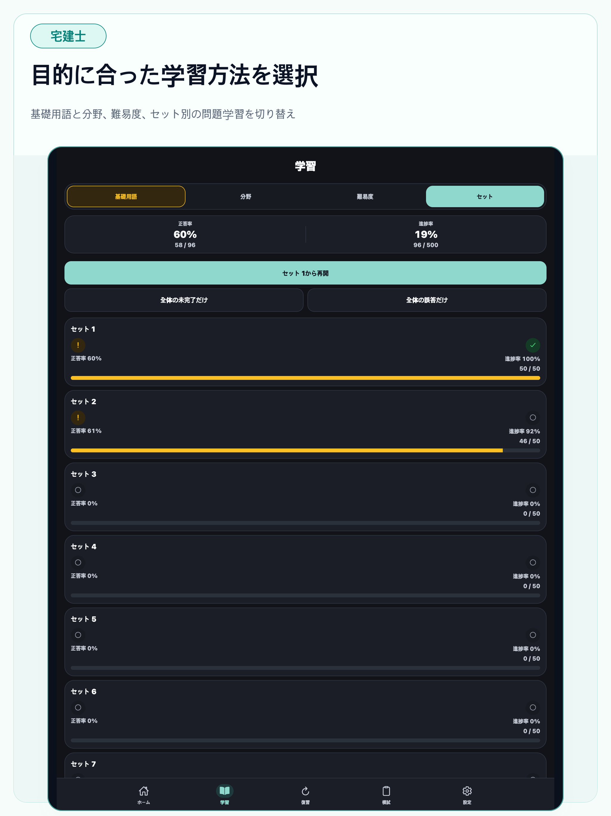 宅建士 試験対策 問題演習 screenshot 14