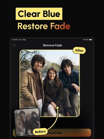 Restore Old Photos・RepairX iPad screenshot