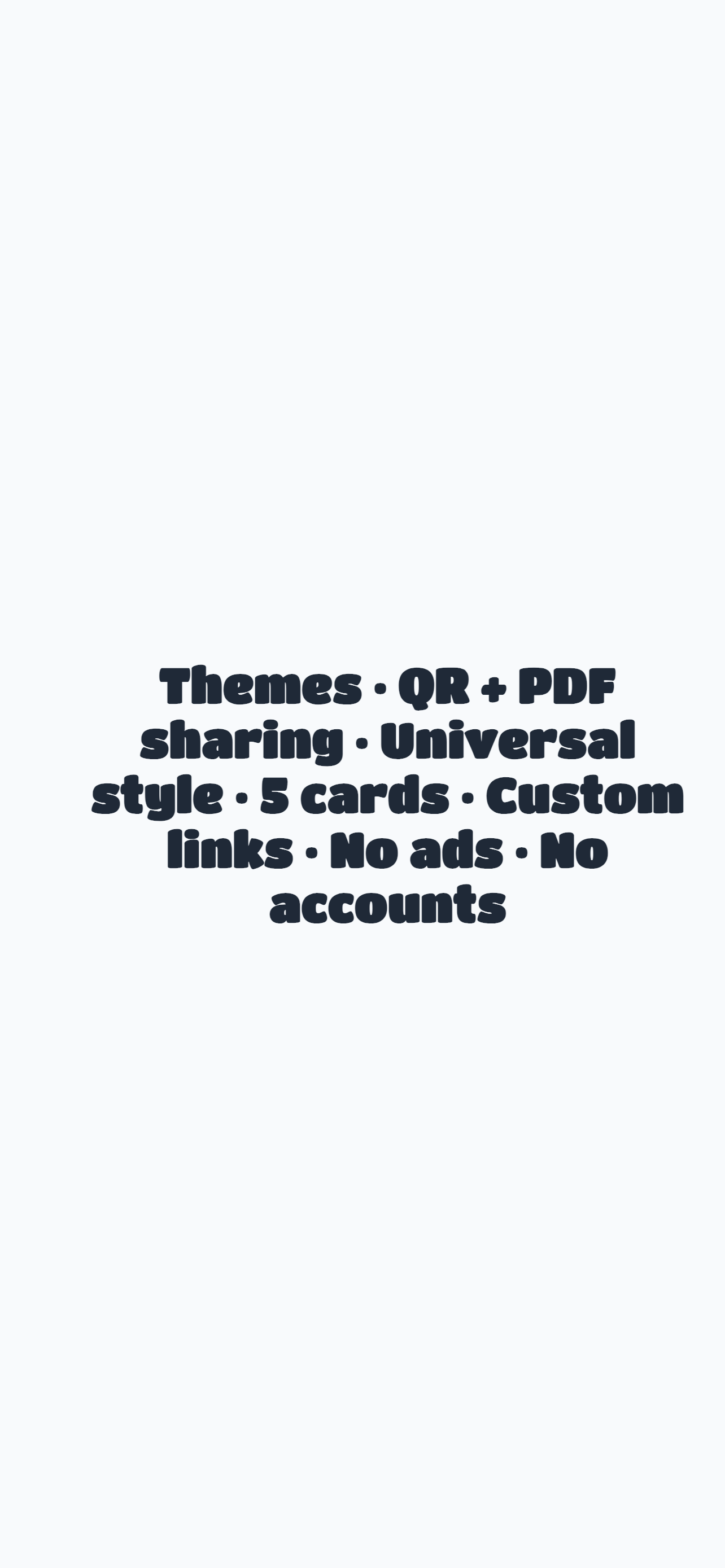 HandleMe: Digital Cards screenshot 10