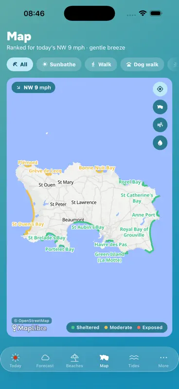 Jersey Beach, Weather & Tides screenshot 8 of 8