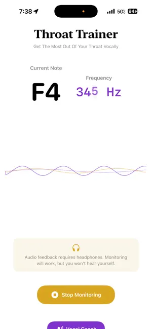 Throat Trainer screenshot 1
