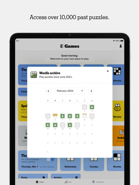 NYT Games: Wordle & Crossword iPad app afbeelding 4