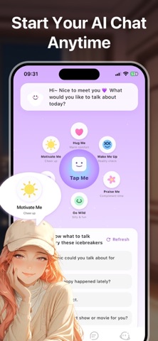 Winnie AI: Chat with Character iPhone screenshot