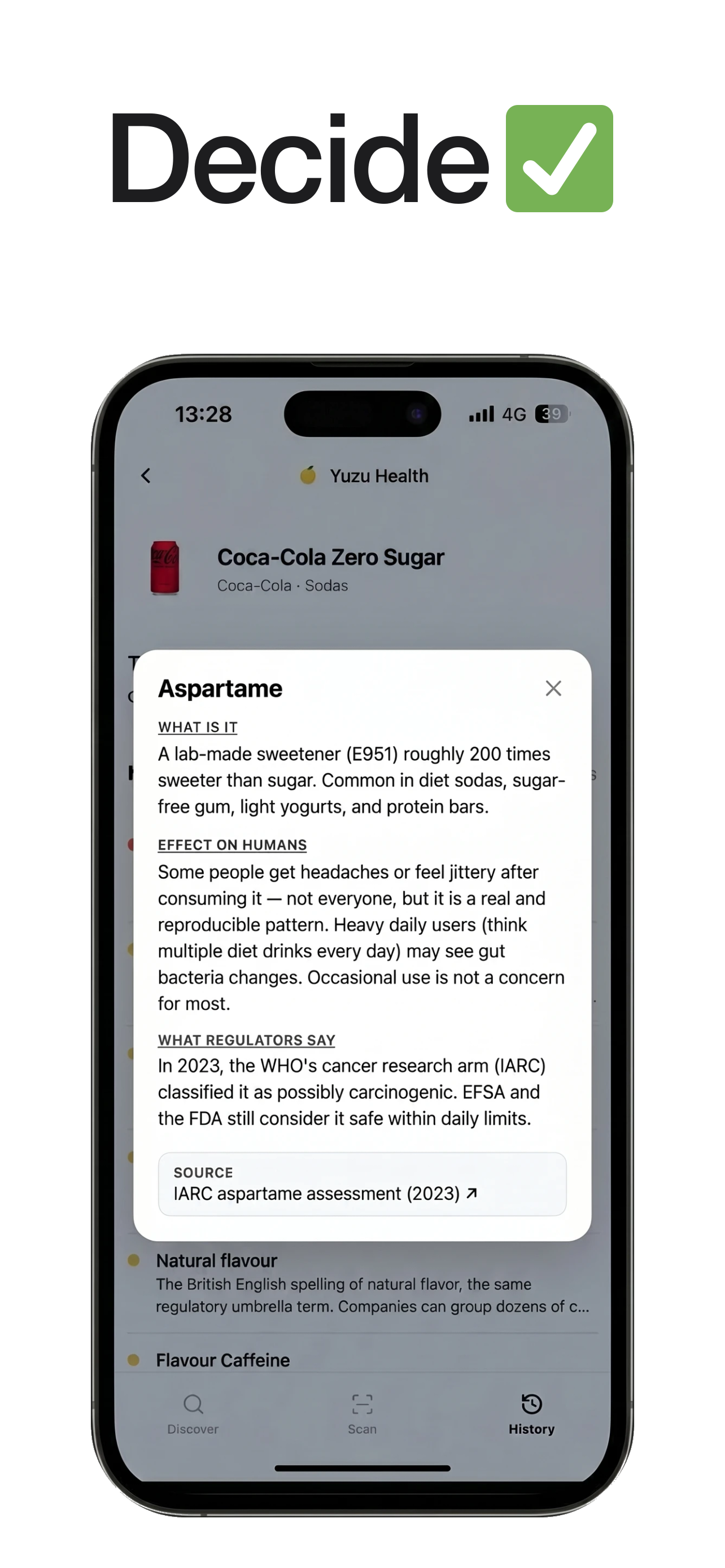 Yuzu - Food Ingredient Scanner screenshot 3