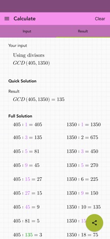 Greatest Common Divisor Solver Screenshot 5 of 9