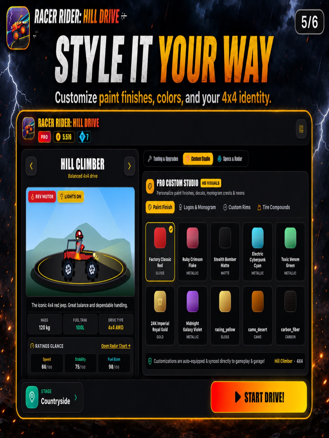 Screenshot 9 of Racer Rider: Hill Drive