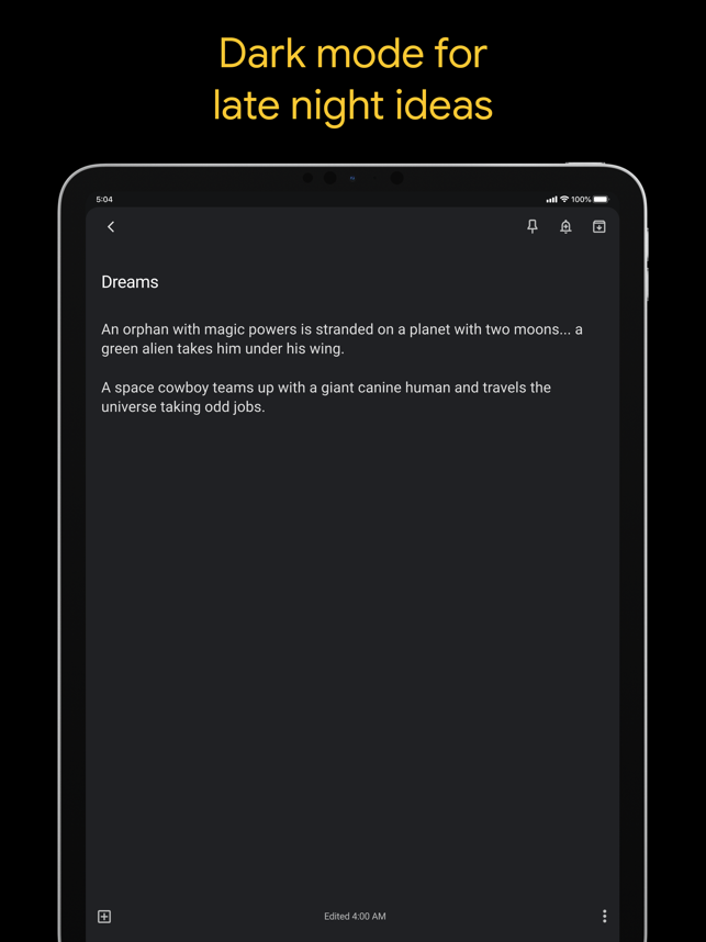 ‎Google Keep - Notes and lists Screenshot