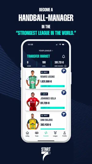 START7 - Der Handball Manager screenshot 2