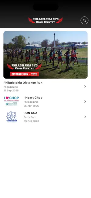 Philadelphia CYO Cross Country screenshot 2