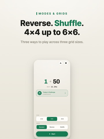 1 to 50: Number Rush iPad screenshot
