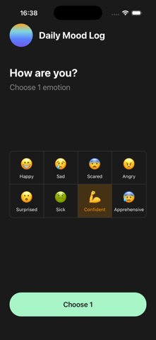 Daily Mood Log Screenshot 2 of 8