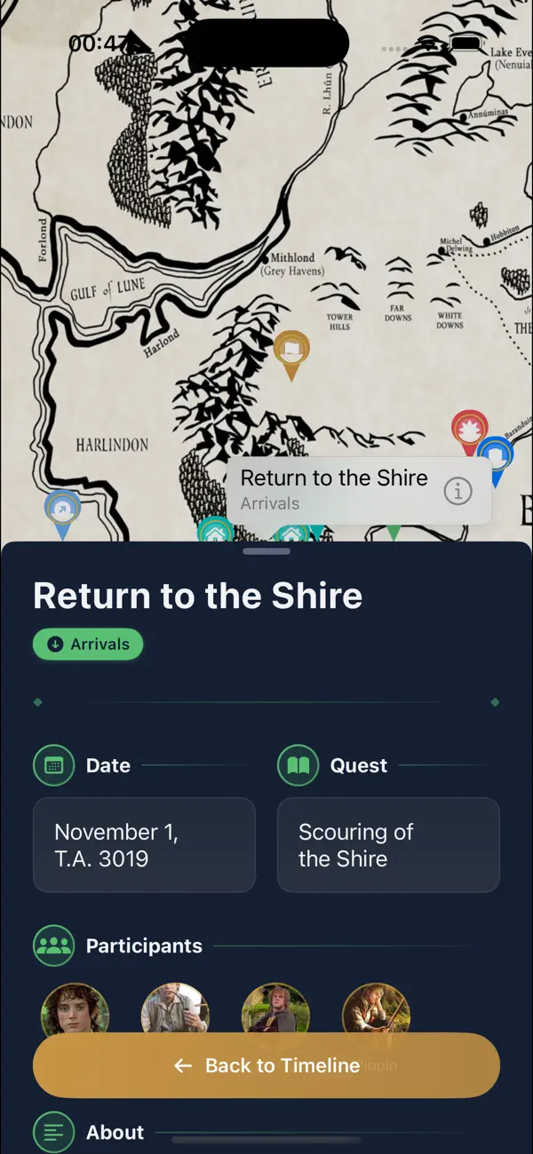 #1. Middle-earth Explorer (iOS) Ved: Alp Ozcan