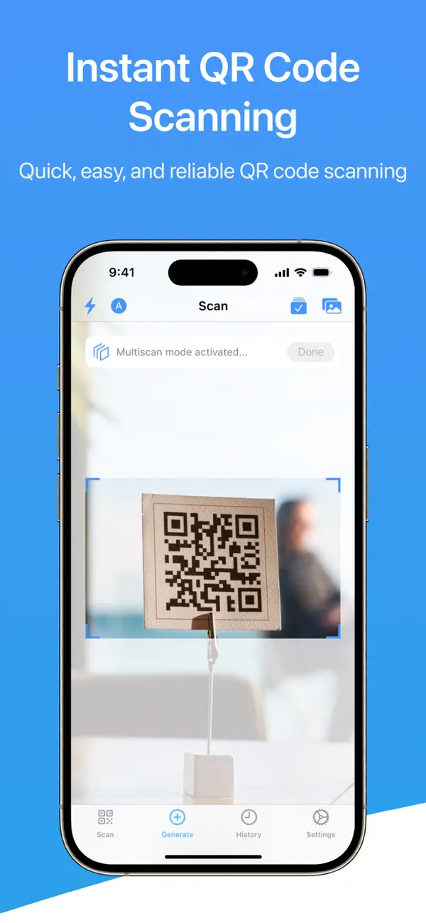 Screenshot #1 pour Scan - QR Code Scanner App