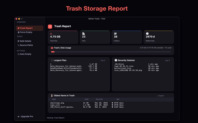 Screenshot #3 pour Better Trash