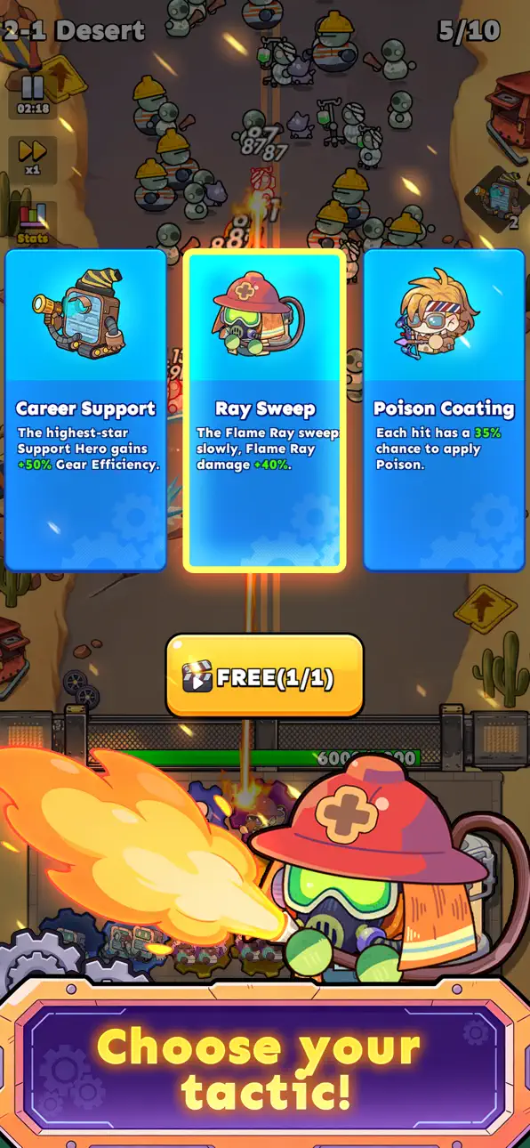 Gears Tower Defense - Merge TD iOS Mod IPA screenshot 4 - iOS game interface