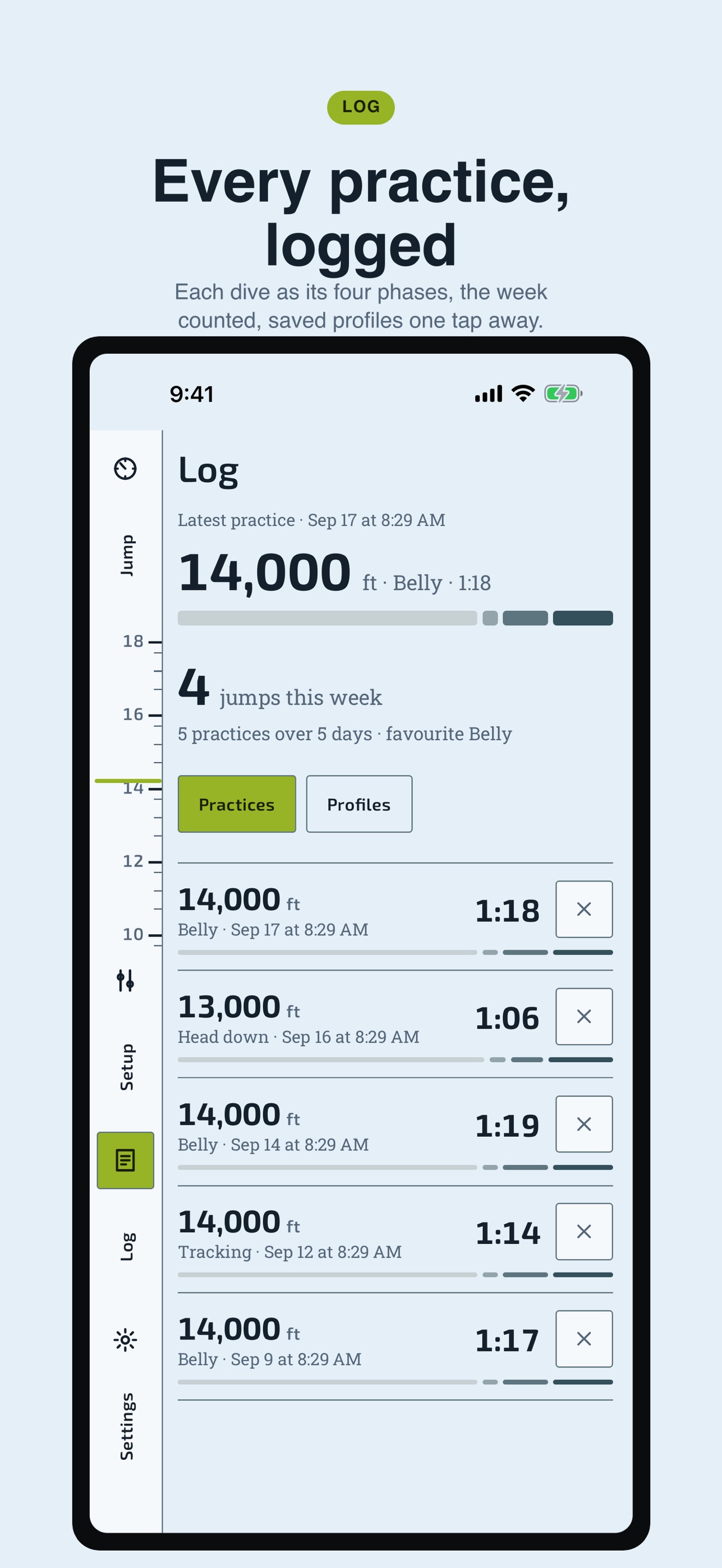 Screenshot 5 of Dirt Dive: Skydive Altimeter