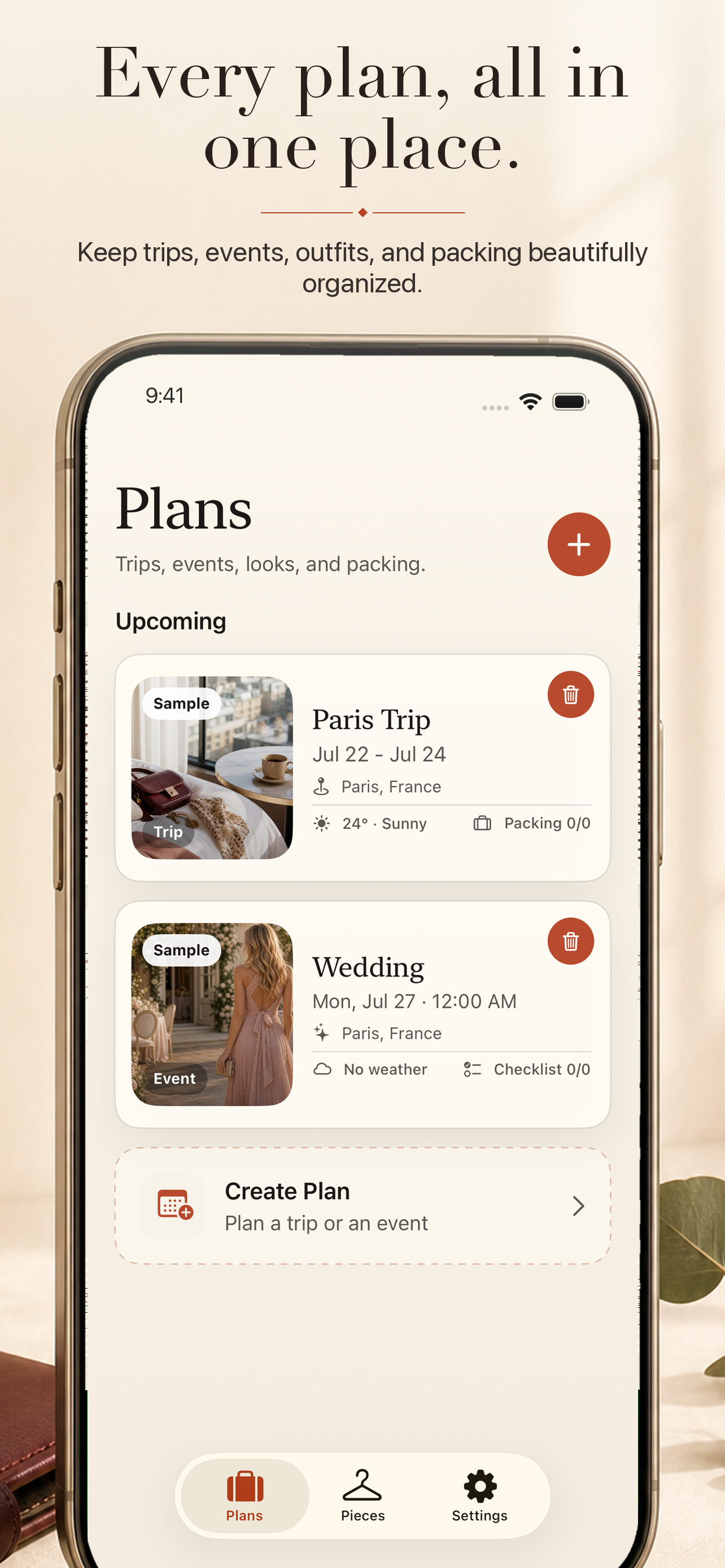 PackMyLook: Trip Outfits screenshot 2