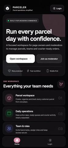 Parcel Hub iPhone screenshot