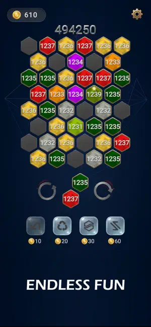 Hexa Combine: Merge Numbers screenshot 4