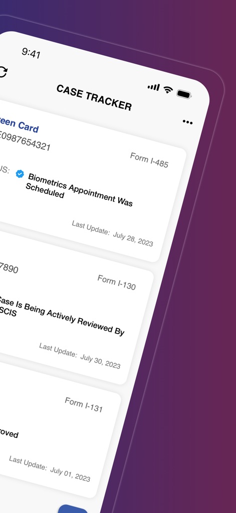Case Tracker for USCIS Cases - Utilities App | MWM
