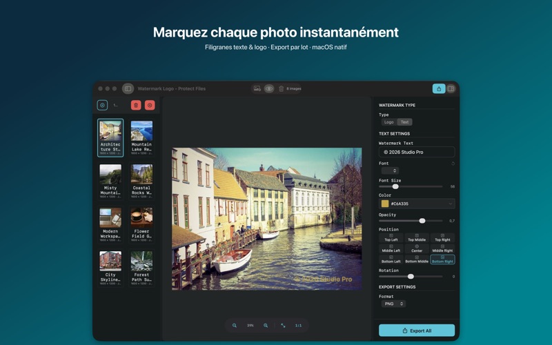 Screenshot #1 pour Watermark Logo - Protect Files