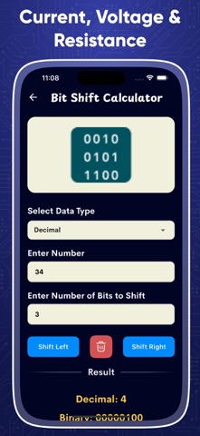 Electric circuit calculator iPhone screenshot