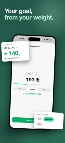 Protein One: Tracker & Counter Screenshot 5 of 6