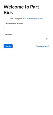 PartBids screenshot