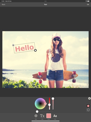 Image Size iPad screenshot