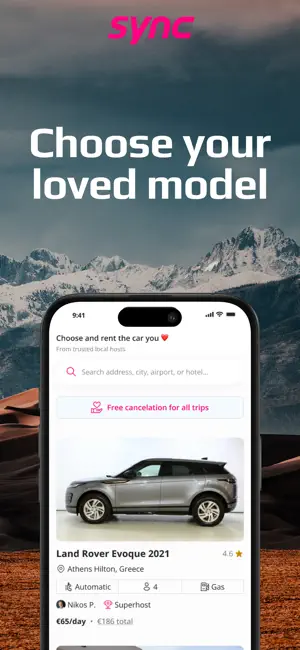 Sync - car rentals marketplace screenshot 3