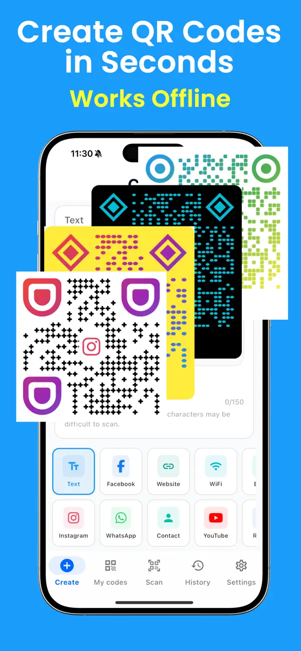 #1. QR Code Maker & Generator (iOS) โดย: JanoGroup LLC
