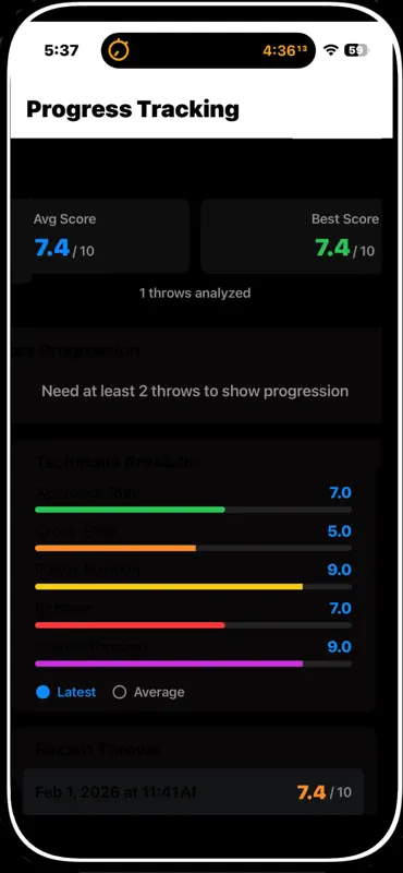 Javelin Video Analysis screenshot 8 of 8