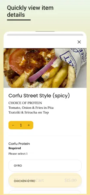 Greek Street App screenshot 4