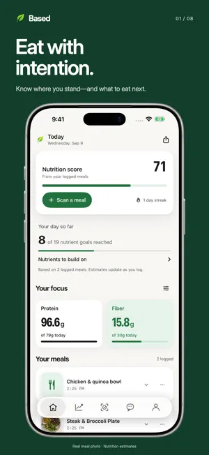 Based: Nutrient Tracker screenshot 1