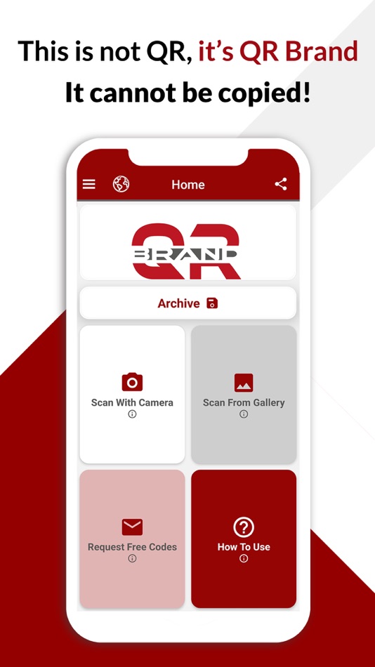 #1. QR Brand (iOS) 由: SpaceWall