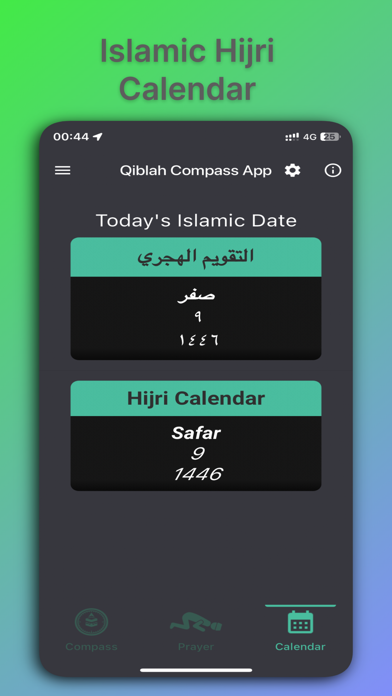Qiblah Compass App Screenshot