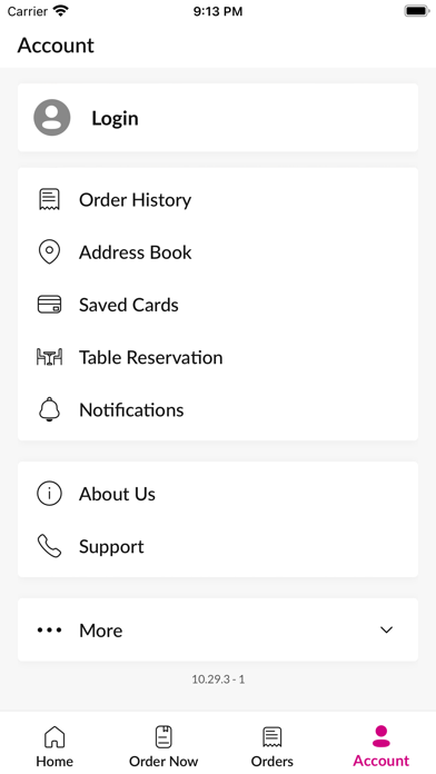 Four Ways Takeaway Screenshot