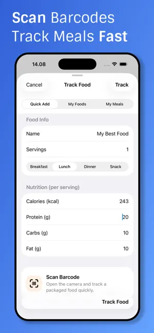 MyMunchi - Macros & Calories screenshot 2